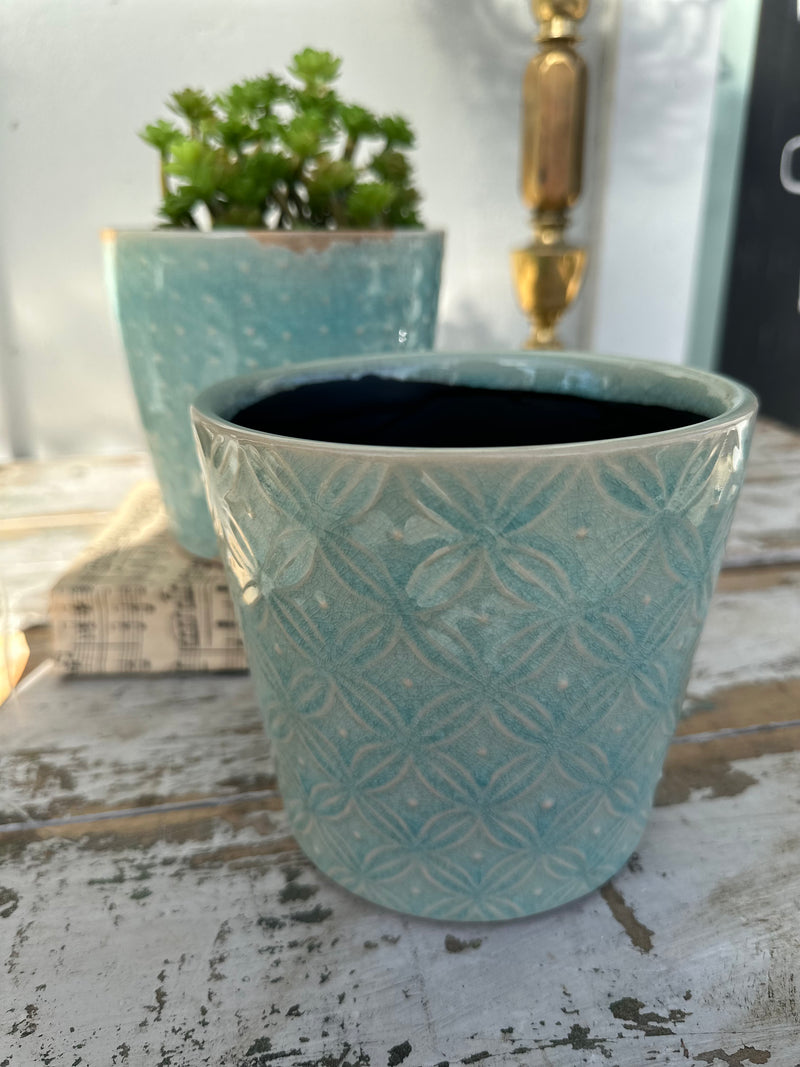 Ceramic Planter Fleur Duckegg