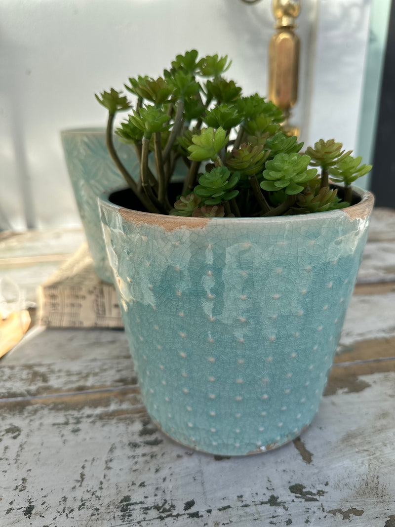 Ceramic Planter Loft Duckegg