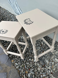 French Taupe side table midsize