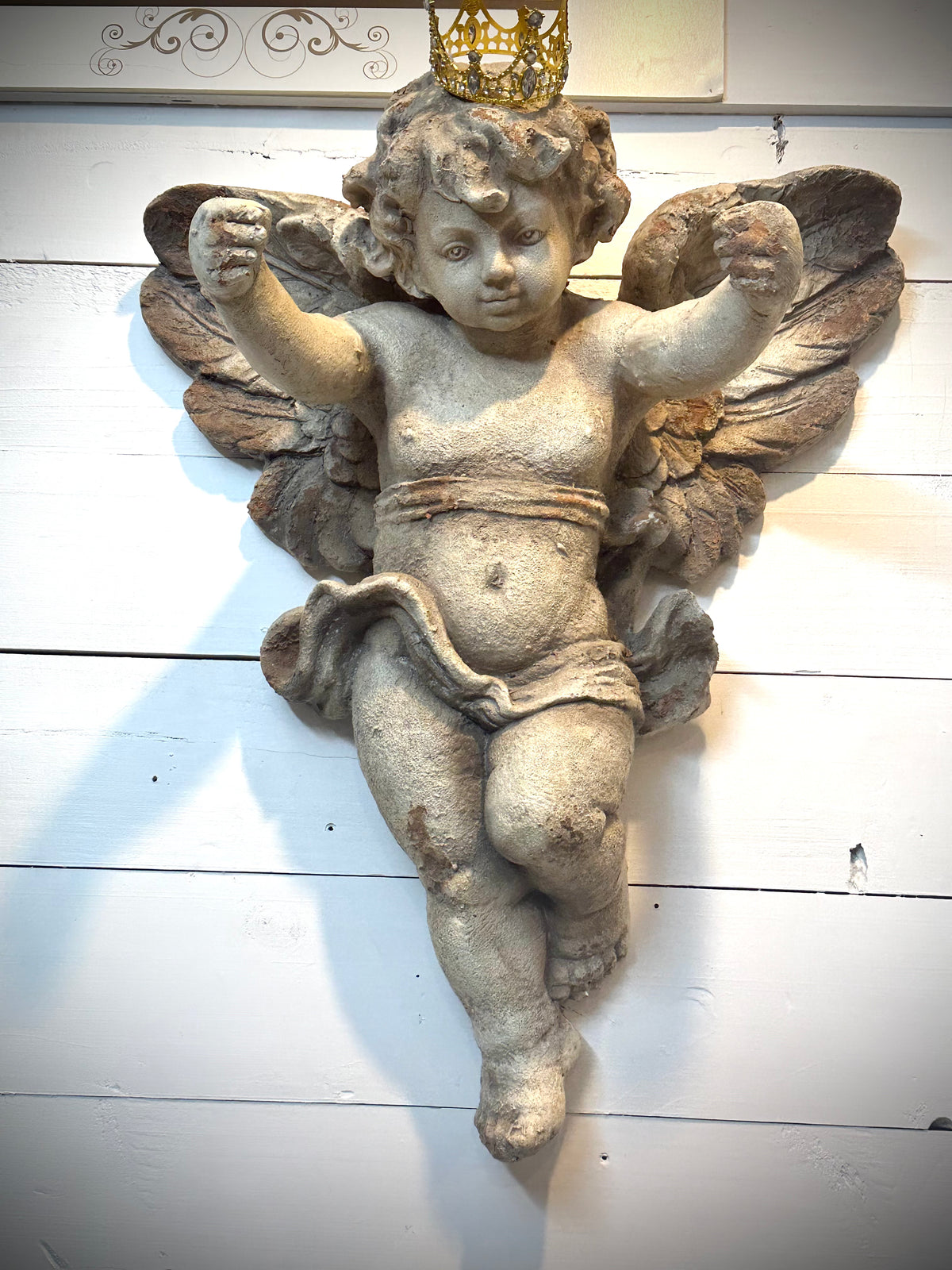 Cupid Hanging Statue Ancient look