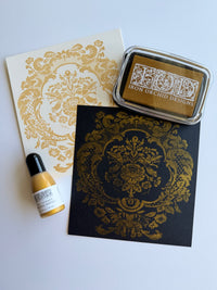 Gold Shimmer IOD Ink pad for stamping