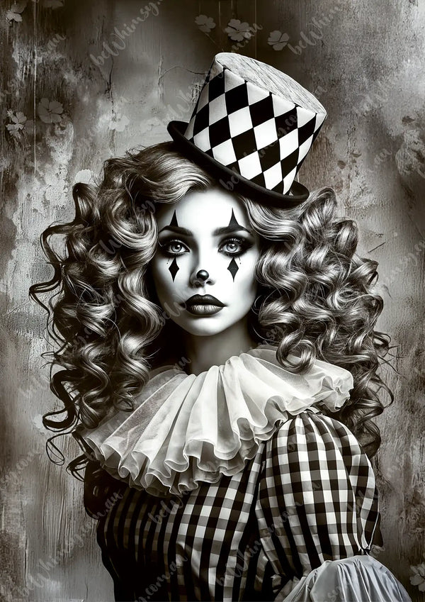 Harlequeen Mulberry Decoupage Paper steampunk, gothic cloan