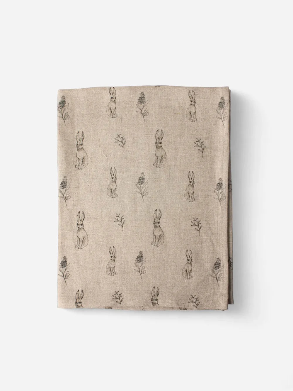 Linen Tea Towel Harold the Hare