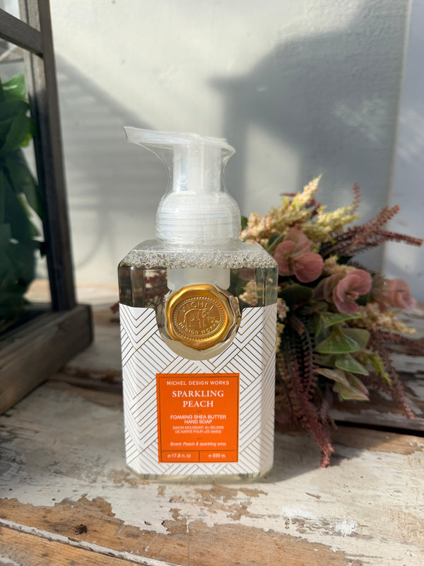 Foaming Soap Sparkling Peach by michel design works
