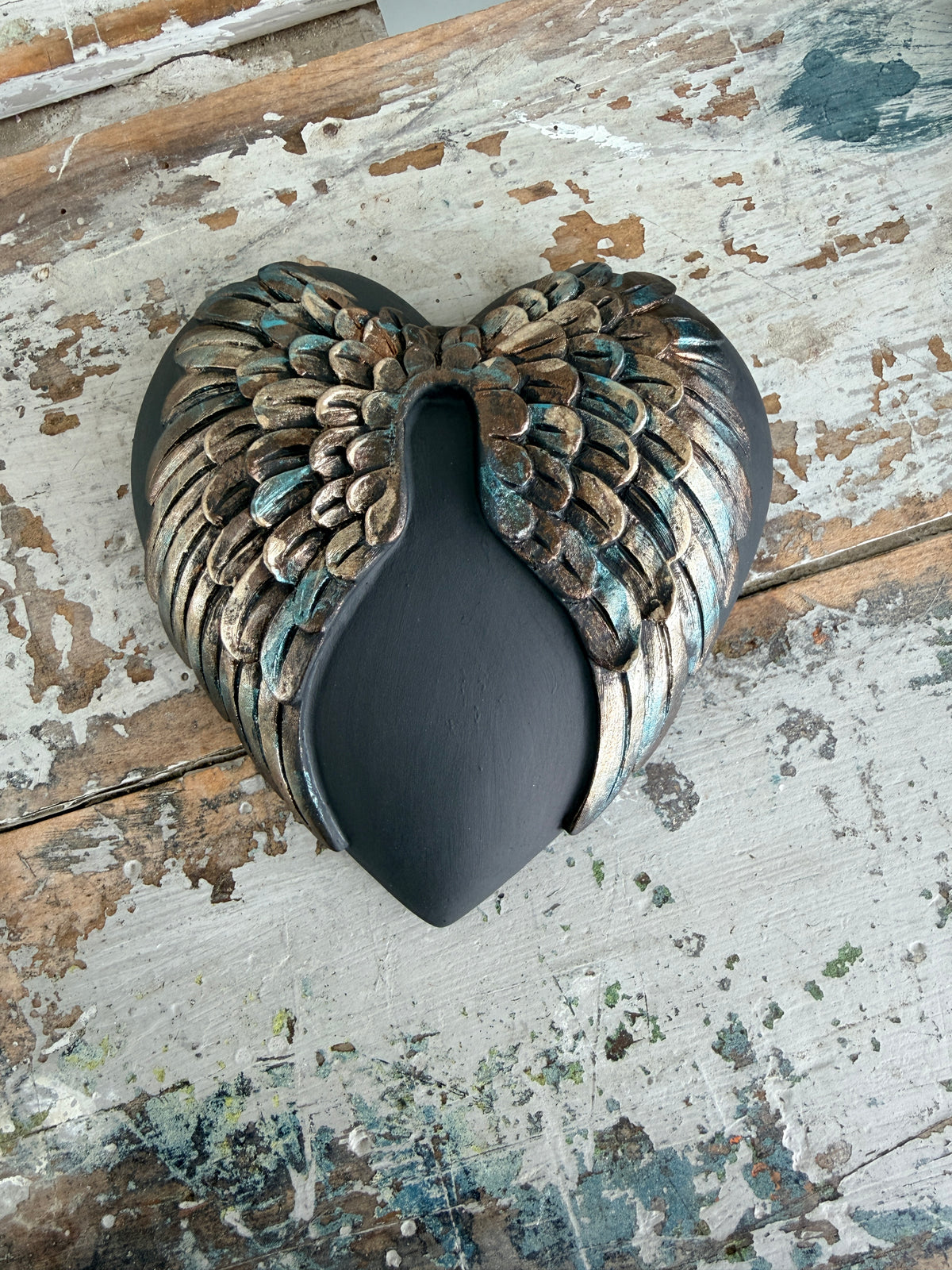 Wall heart Rainbow Angel Wings
