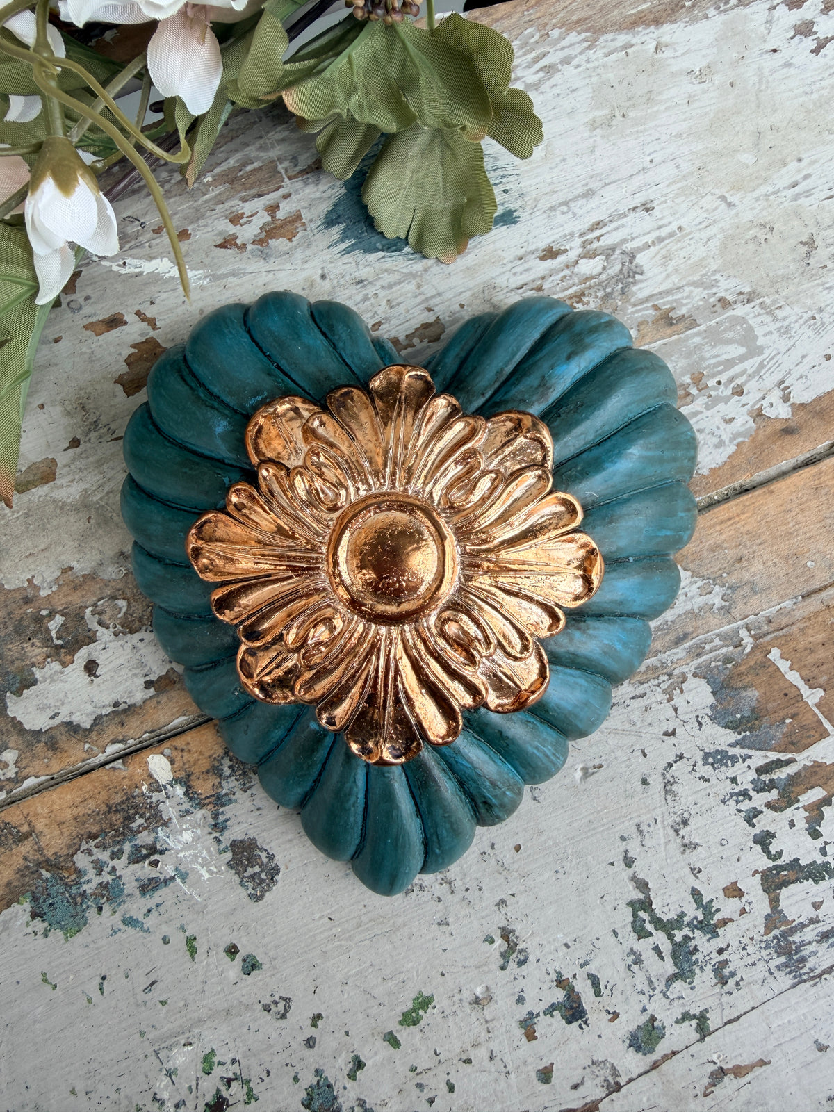 Wall heart Teal Dreams
