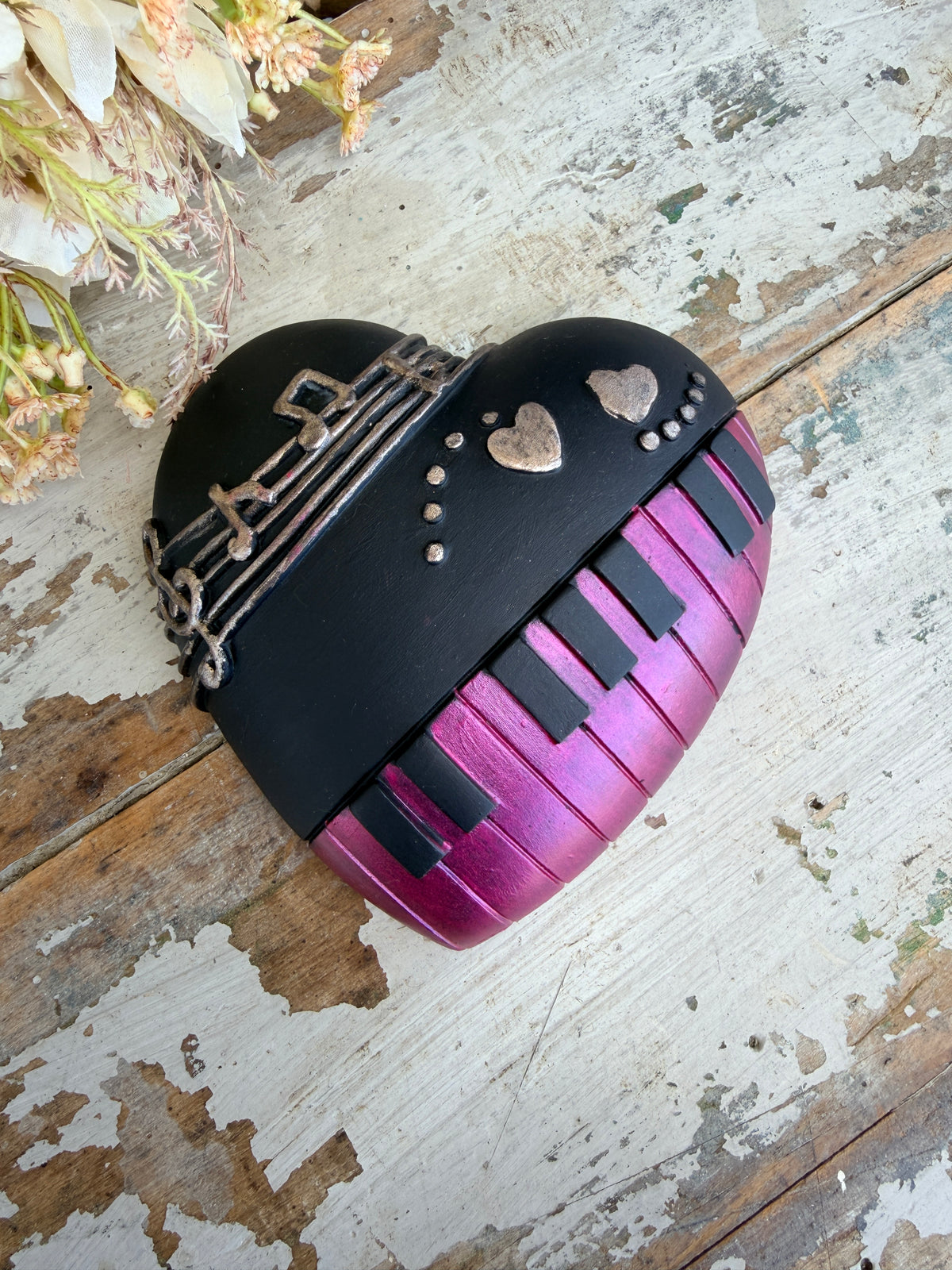 Wall heart Pink Piano