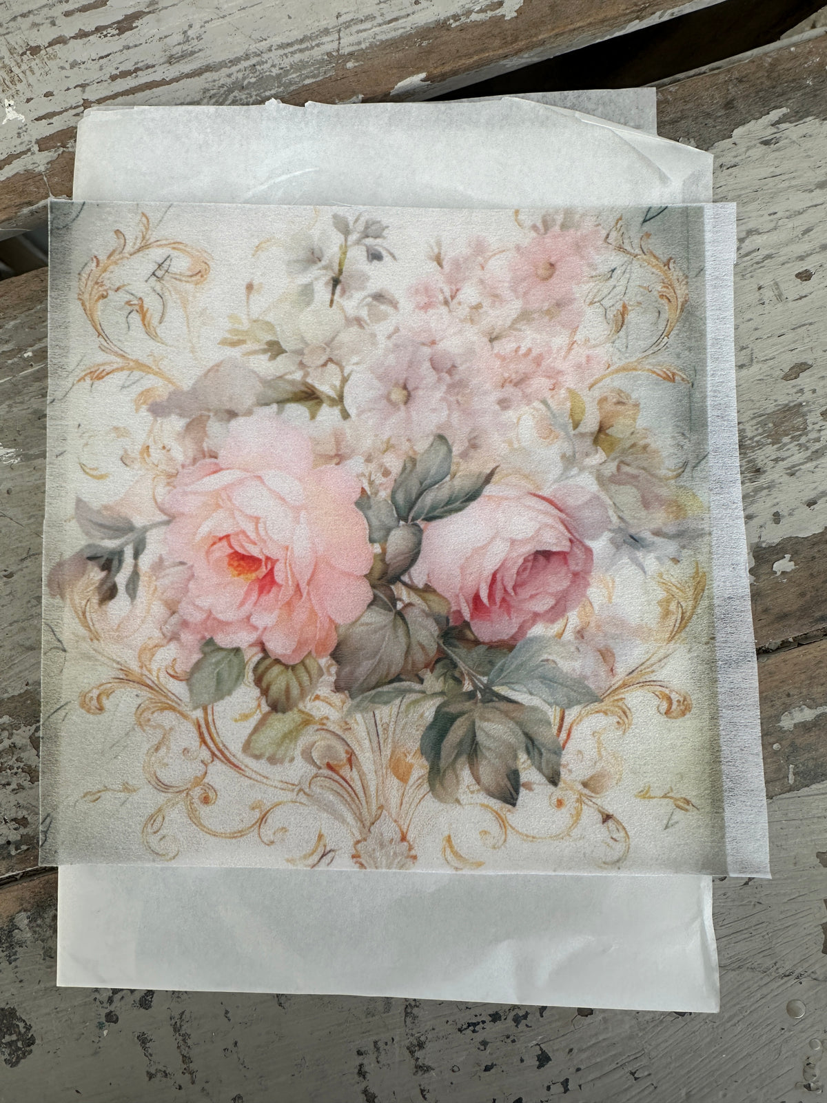 Mini decoupage Pink Floral Dream