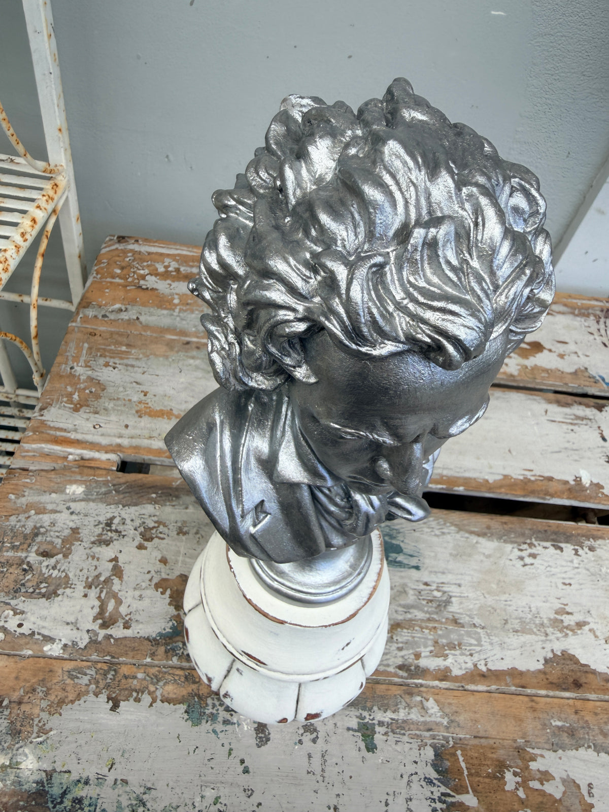 Silvered Bust of Beethoven