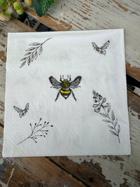Bee Love Napkin for Decoupage