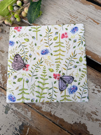 Nature Butterflies Napkin for Decoupage
