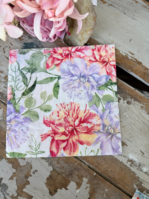 Pastels Napkin for Decoupage