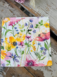 Flower Meadow Napkin for Decoupage