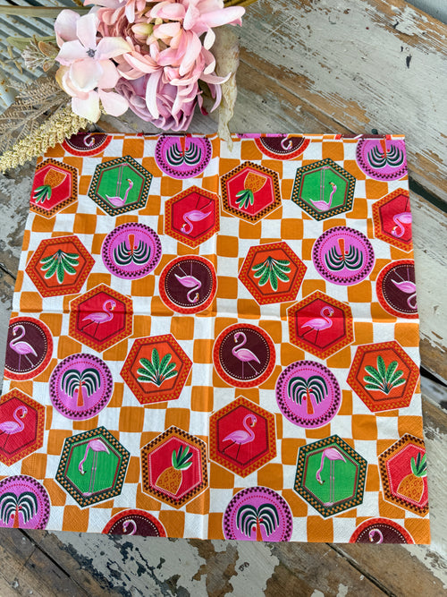 Cabana Napkin for Decoupage
