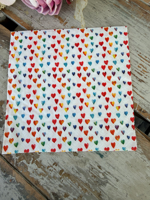 Love Napkin for Decoupage