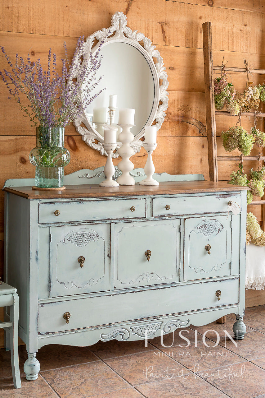 fusion mineral paint inglenook mint green