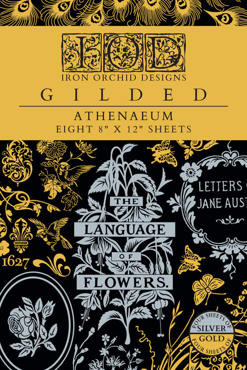 Athenaeum IOD Gilded Transfer small 8 sheets