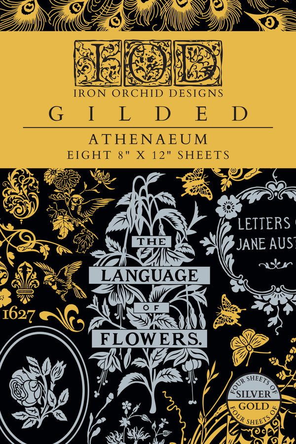 Athenaeum IOD Gilded Transfer small 8 sheets