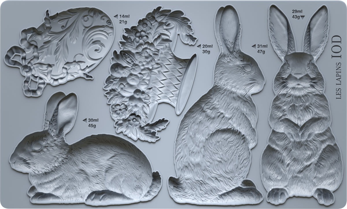 Les Lapins Bunny IOD Mould