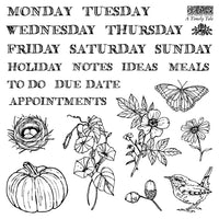 A Timely Tale IOD Mini Stamp 4 sheets