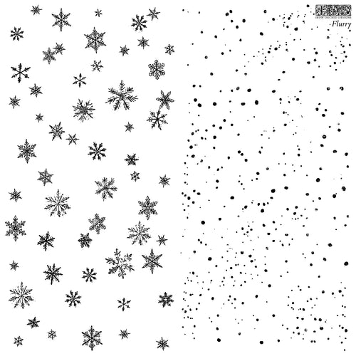 Flurry IOD Stamp snowflake