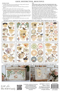 The Belgravia IOD Transfer small 8 sheets