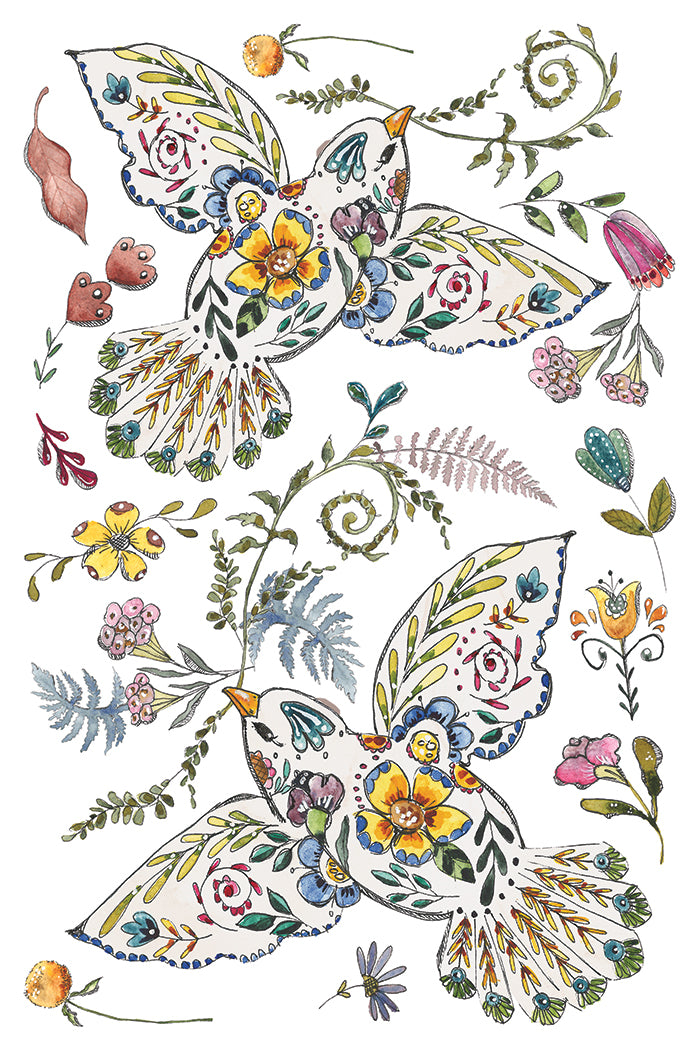 Fern Fables IOD Transfer small 8 sheets