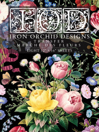 Marche des Fleurs IOD Transfer 8 sheets