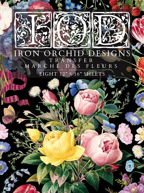 Marche des Fleurs IOD Transfer 8 sheets