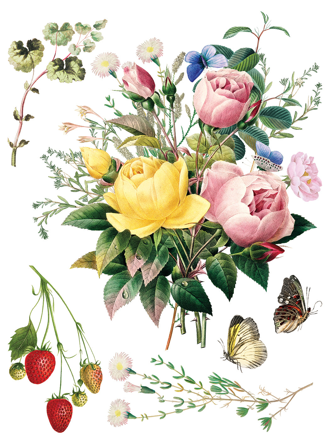 Marche des Fleurs IOD Transfer 8 sheets