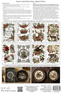 Stag Tavern IOD Transfer small 8 sheets