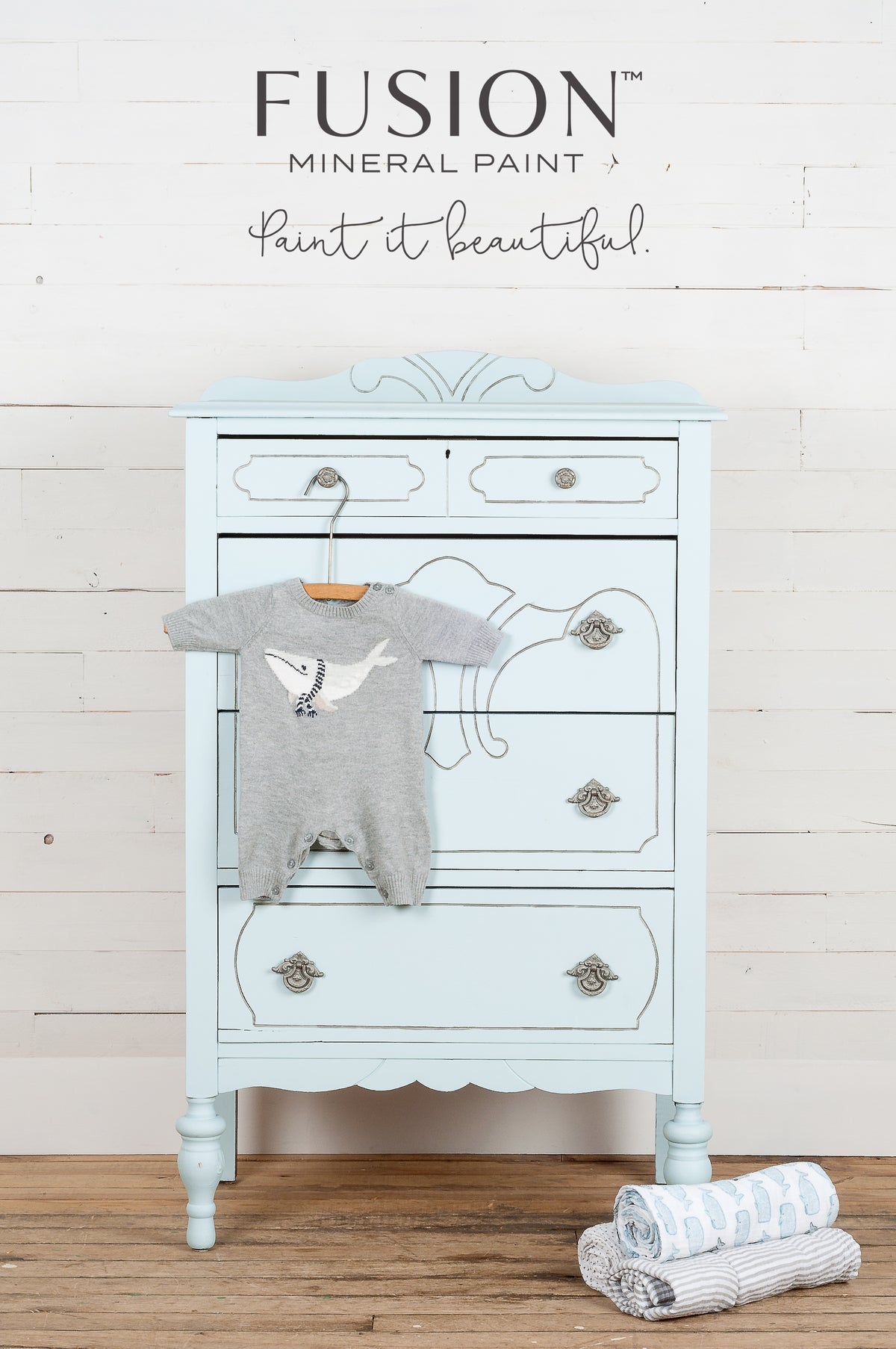 Little Whale Fusion Mineral Paint for furniture
