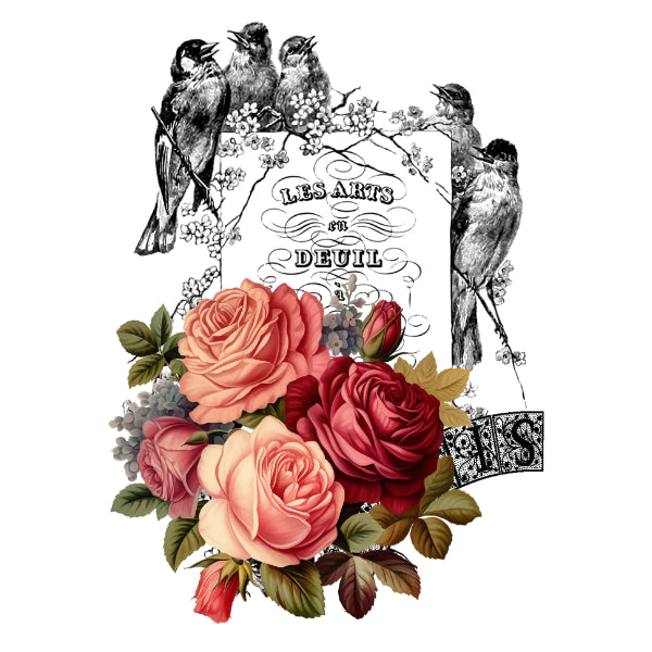 Les Arts IIII White Cloud Transfer