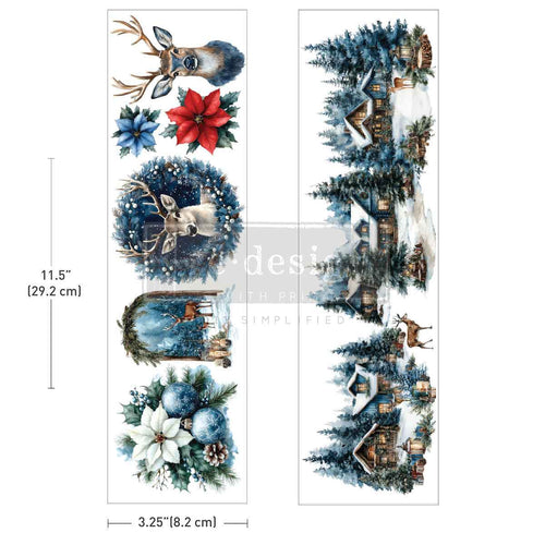Luxe Transfer Blue Ridge Winter 2 sheets