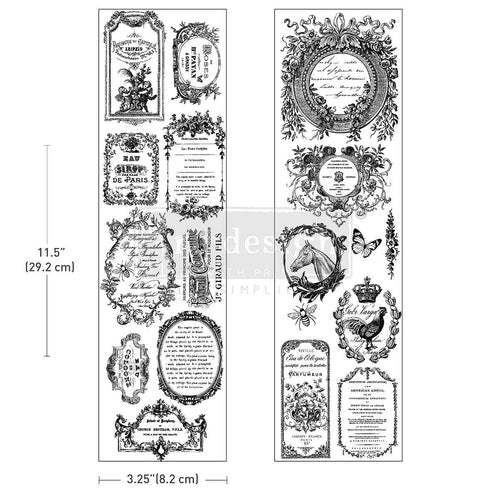 Redesign with Prima Luxe Transfer Romance En Fleur 2 sheets
