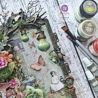 Metallic Sparks Paint Green Goblin Art Alchemy by Finnabair