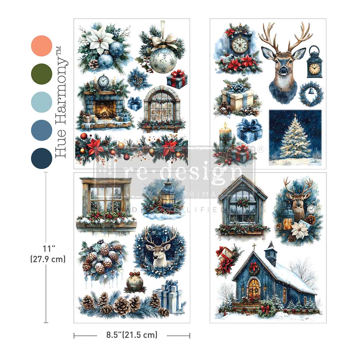 Redesign with Prima transfer middy Quiet Country Blue