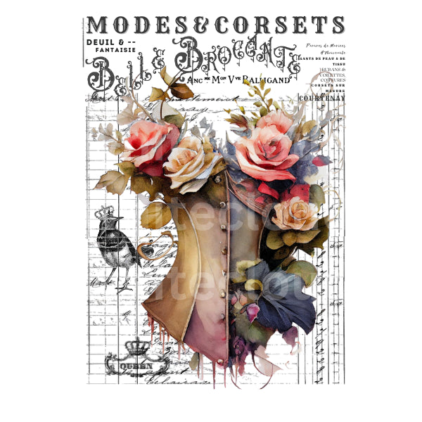 Modes & Corsets White Cloud Transfer