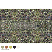 Mos Bound Symmetry Mulberry Tissue Decoupage Fiber Paper 1 sheet