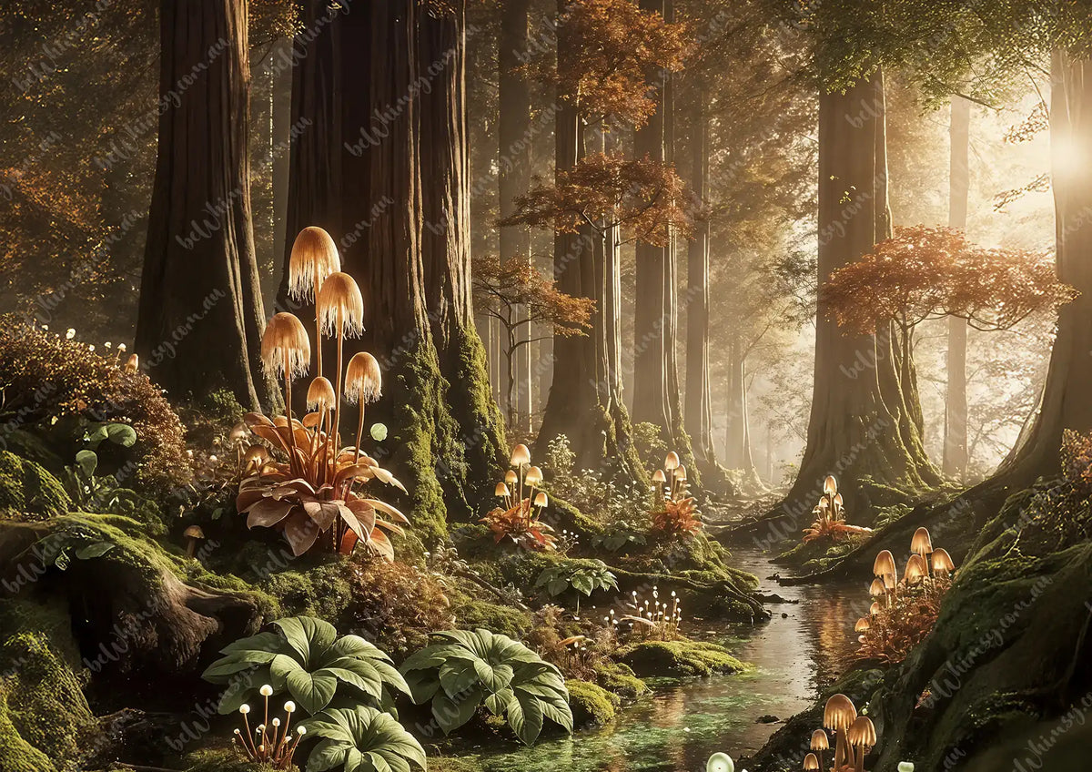 Mystic Forest Mulberry Decoupage Paper