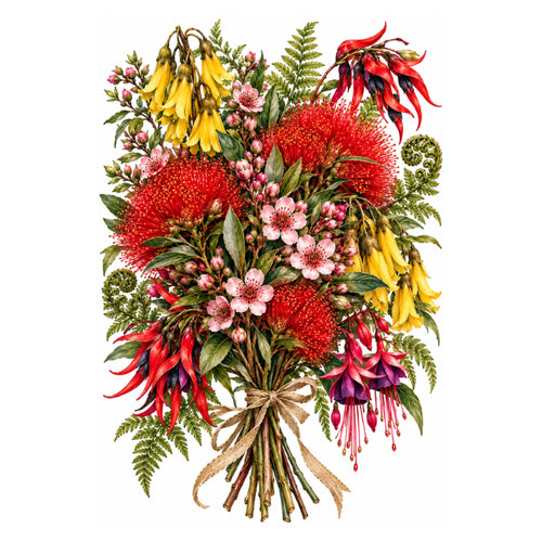 NZ Native Botanical 2 White Cloud Transfer
