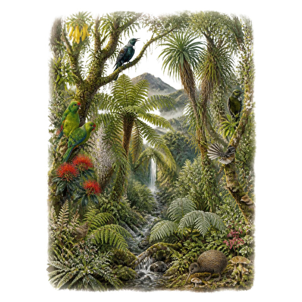 nz Native Forest 3 White Cloud Transfer