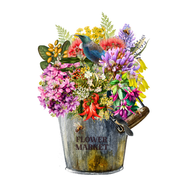 NZ Flower Market with Tui White Cloud Transfer