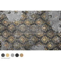 Obsidian Reliquary Mulberry Tissue Decoupage Fiber Paper 1 sheet