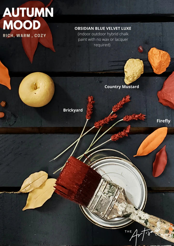 firefly orange and autumn chalk paints