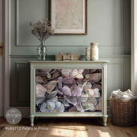 Petals in Prose Mulberry Tissue Decoupage Paper 1 sheet