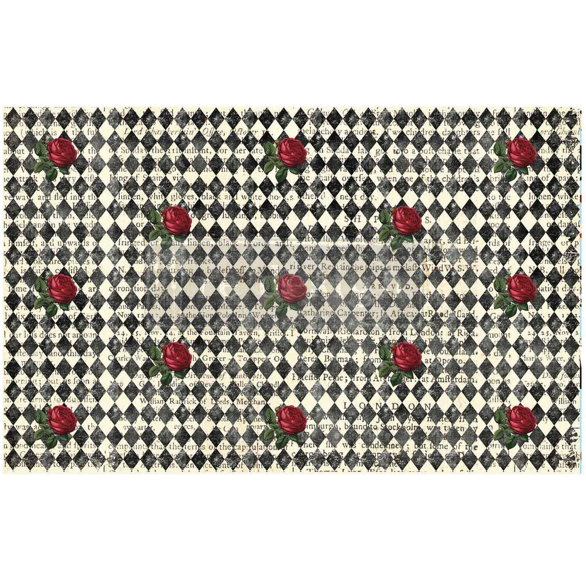 Queens Court of Roses Tissue Paper