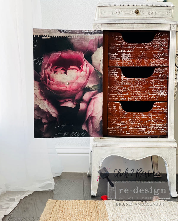 Zara A3 Fiber Tissue Decoupage Paper 1 sheet