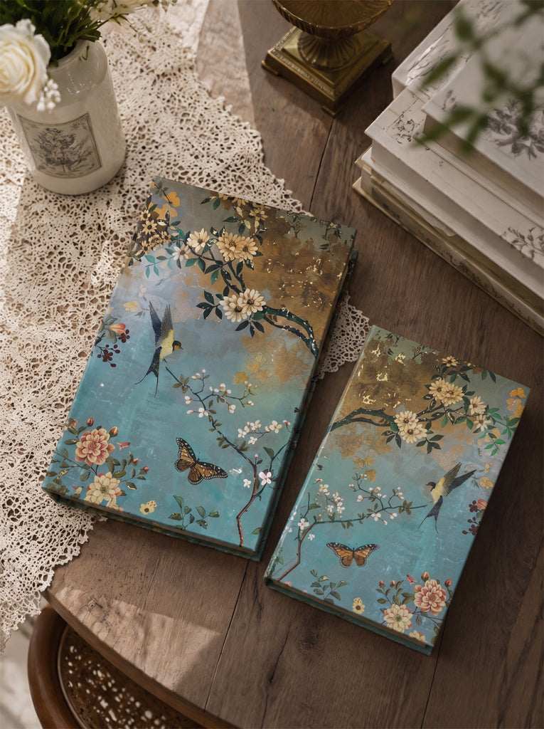 Book Box Oriental Birds small