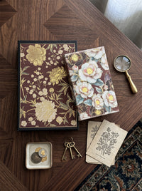 Book Box Gilded Floral large